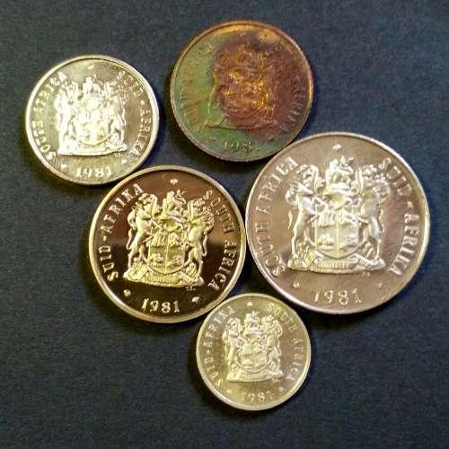 1981 Republic of SA COIN LOT