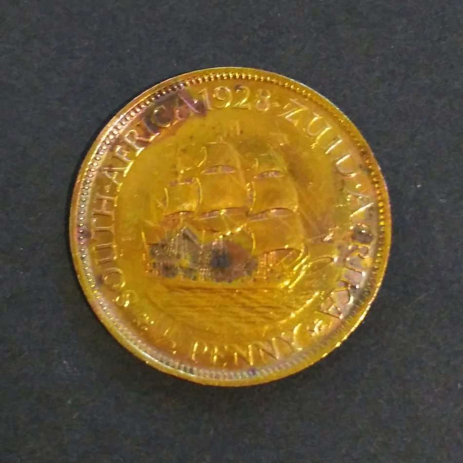 1928 Union of SA Half Penny