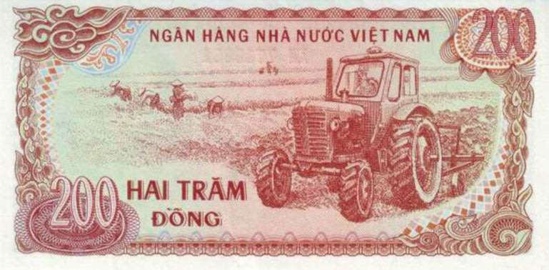 Vietnam 200 Dong 1987 UNC