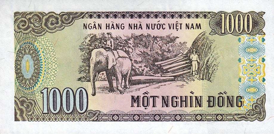Vietnam 1000 Dong 1988 UNC