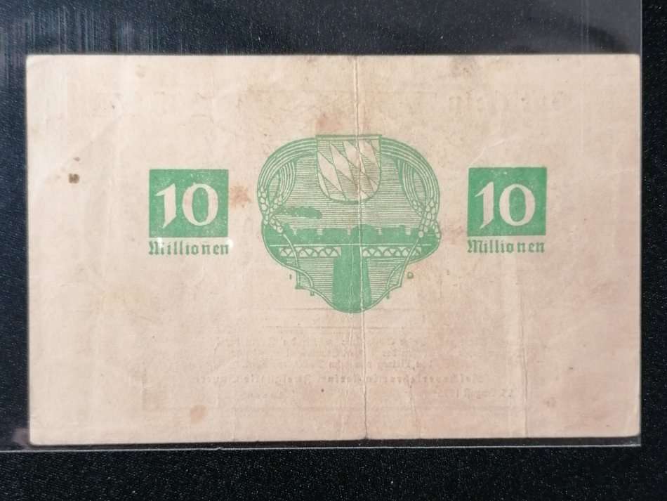 1923 10,000,000 Mark Germany