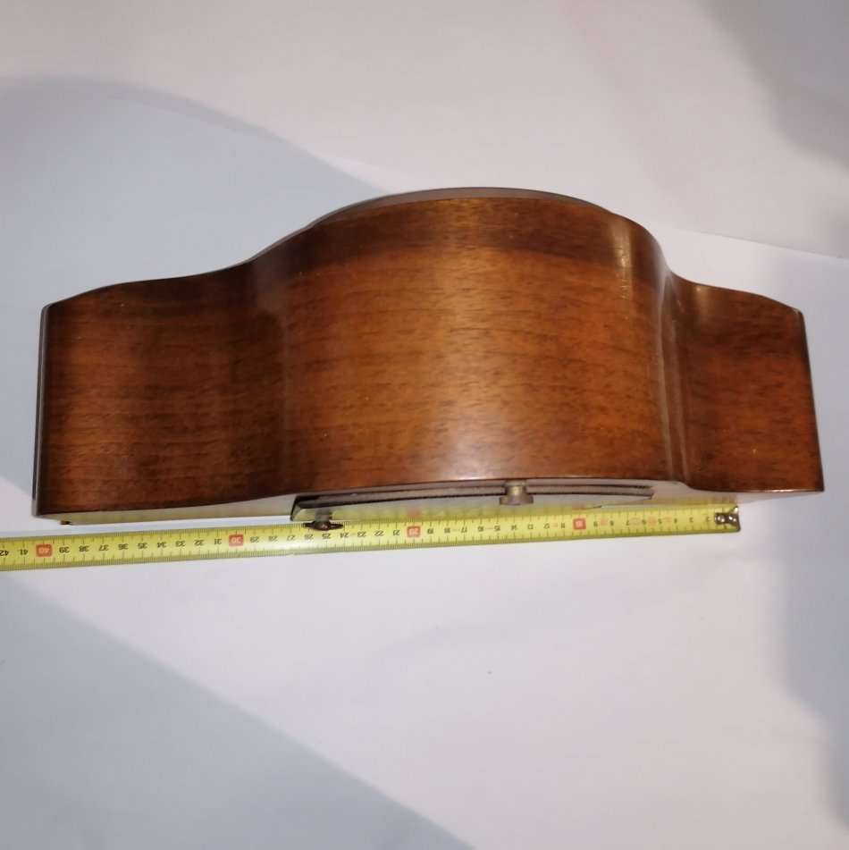 VINTAGE HERMLE 10 DAY MANTLE CLOCK - DESK CLOCK - FIREPLACE CLOCK - BEAUTIFUL CHIME - WORKING