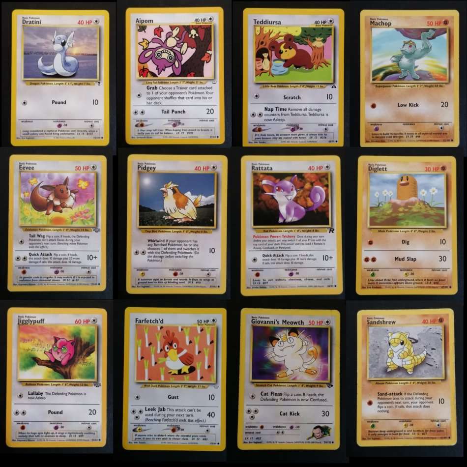 COLLECTABLE POKEMON 1999-2000 PLAYING CARDS