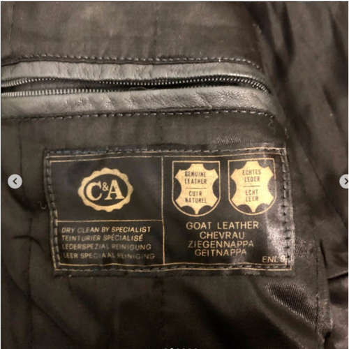 Stunning Gray Leather Jacker