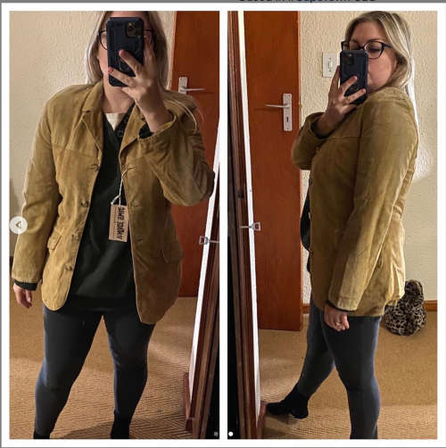 Beautiful Suede Tan Blazer