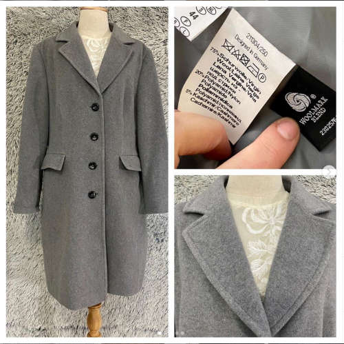 Loveliest Gray Wool Coat by Isabel
