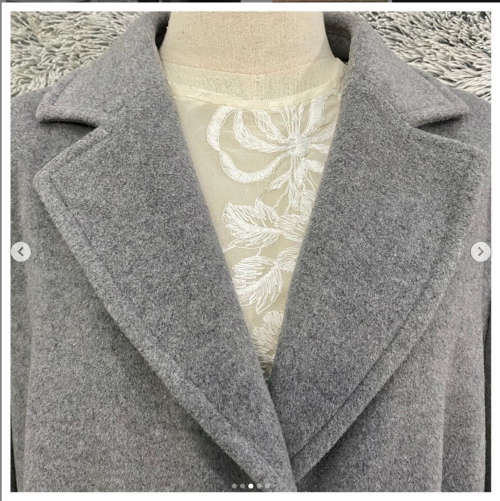 Loveliest Gray Wool Coat by Isabel
