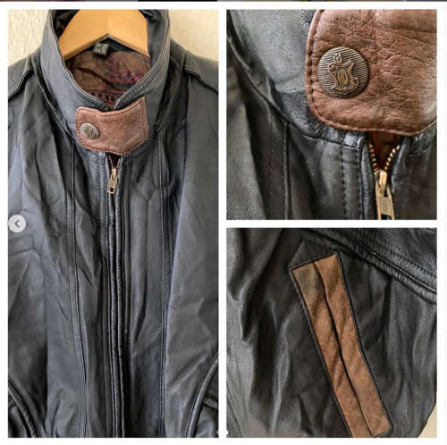 1980's Leather Bomber Jacket
