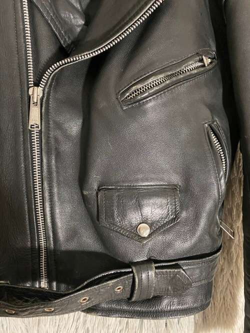 Men`s Leather Motorcycle Jacket