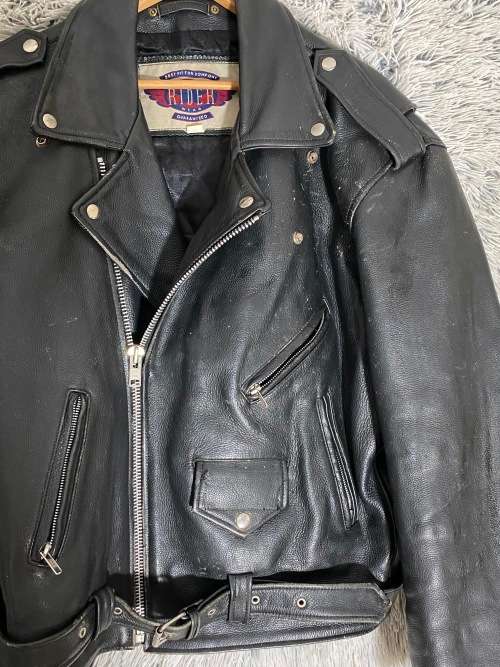 Men`s Leather Motorcycle Jacket