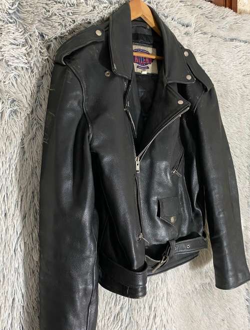 Men`s Leather Motorcycle Jacket