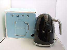 Retro Kettle in Blue,Cream,Black,Red