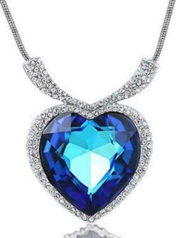 Austrian Sapphire Swarovski Necklace