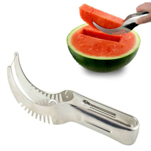 Stainless Steel Watermelon Slicer and Server