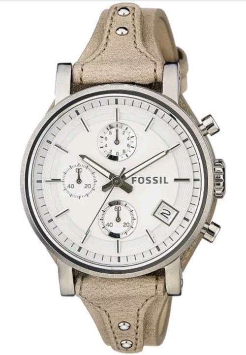 Fossil Ladies Boyfriend Leather Watch ES3625