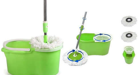 360° Rotating Spin Mop with Bucket