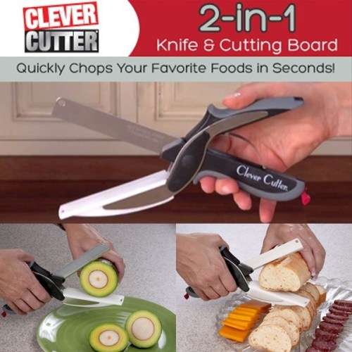 Trendy Clever Cutter 2 in 1 Knife and Cutting Board