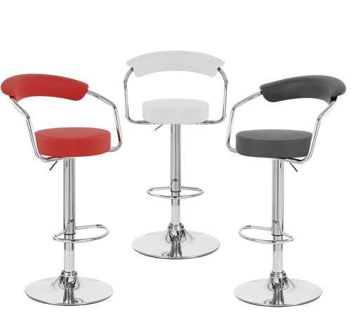Modern Abs Swivel Dining Chair Bar Stool