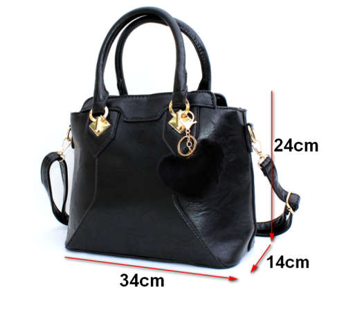 Pu Tote Handbag - Various Colors