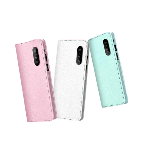 20000mAh Pastel Leather Look Power Bank