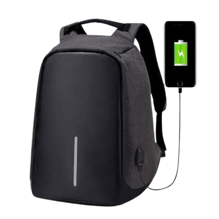 Anti-theft Travel Backpack Laptop School Bag with USB Charging Port