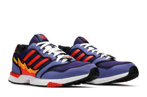 adidas Men`s ZX 1000 SIMPSONS FLAMING MOE Purple/Bright Red/Core Black H05790 Size UK 8 (SA 8)