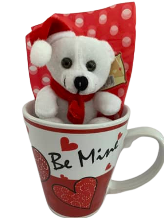 **Valentines Day Sale : Gorgeous Double sided printed Coffee Mug and Teddy Gift combo**