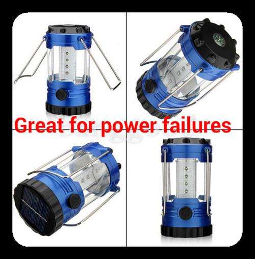 "2 UP FOR AUCTION " 12 LED Lantern light."FREE BATTERIES "