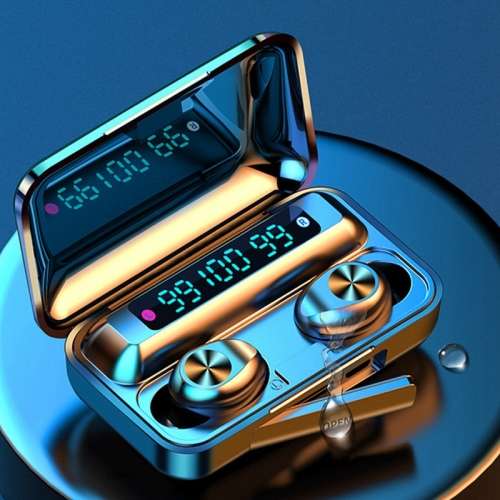 Wireless Earphones F9-10 Quality Waterproof Sport Earpod with Powerbank to charge phone