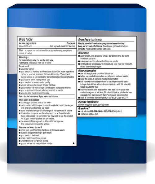 Rogaine x3 months supply