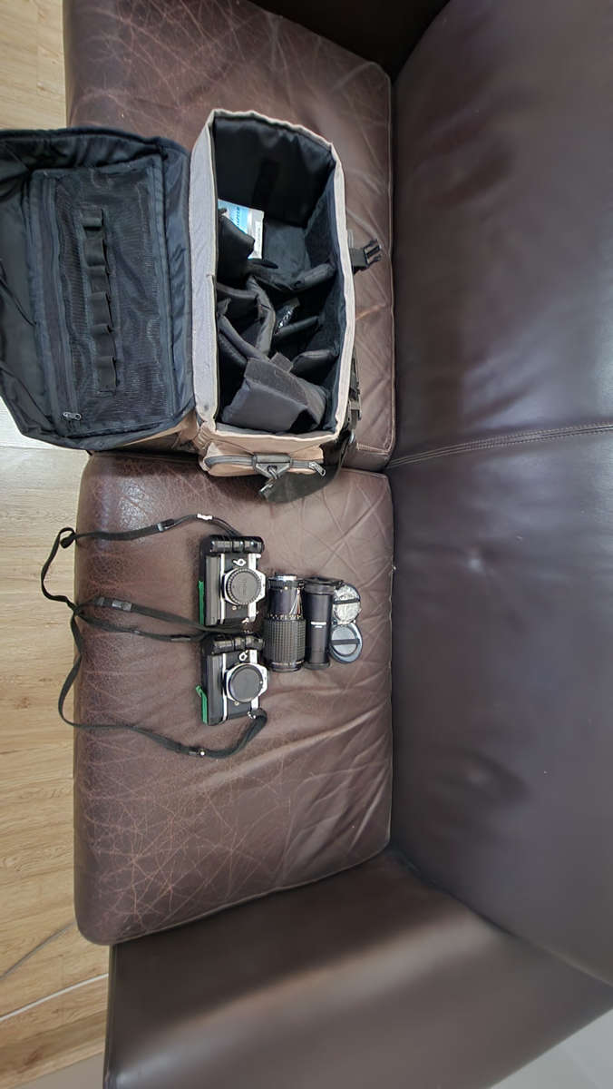 2 Pentax MX Camera`s, 70-21mm Lense and reverser