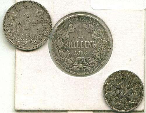 Kruger Coins all 1896.. Look..