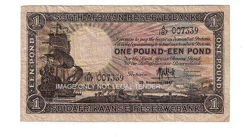 One Pound by M H de Kock 1st Issue