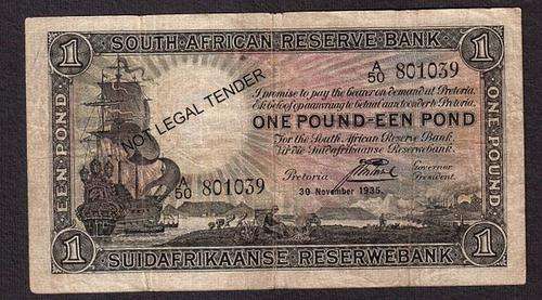 One Pound by J Postmus 1935 Stunning