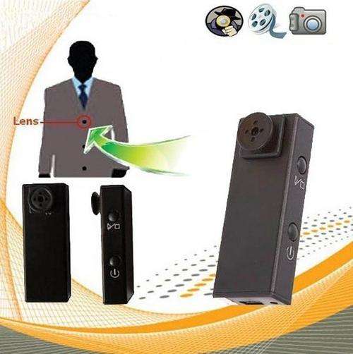 SPY CAMERA BLACK BUTTON-FULL COLOUR VIDEO / PICTURE/ AUDIO