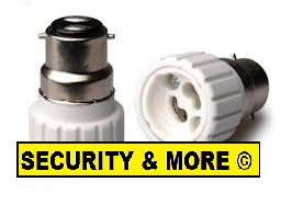 B22 to GU10 Adaptor / Lamp Socket Converter