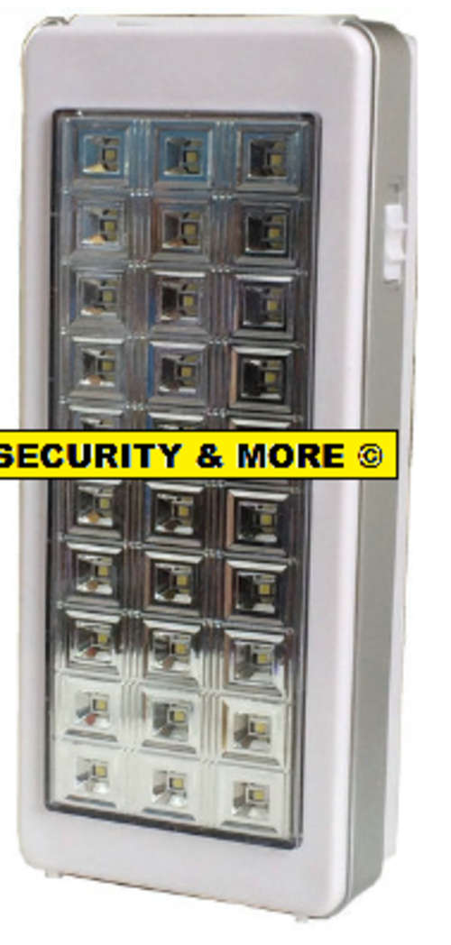 LED EMERGENCY LIGHT | 30LED | RECHARGEABLE | SWITCHES ON AUTOMATICALLY WHEN POWER GOES OUT!
