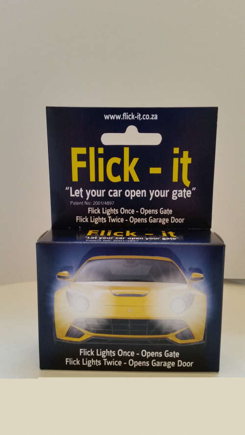FLICK YOUR LIGHTS TO OPEN YOUR GATE & GARAGE ! | FLICK-IT | FANTASTIC SOUTH AFRICAN INVENTION !