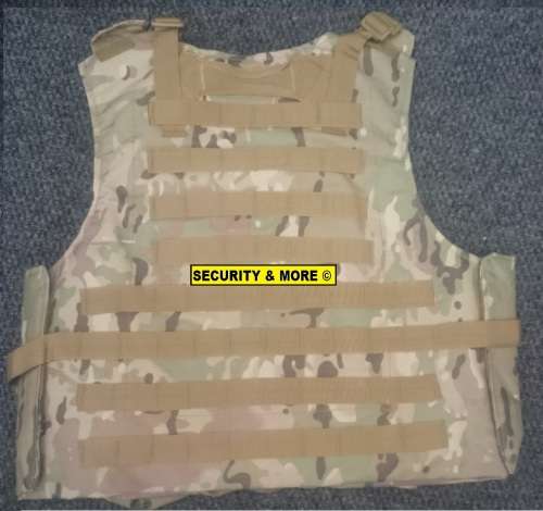 TACTICAL VEST WITH SPACE FOR BALLISTIC PLATES | ONE SIZE FITS ALL | BLACK/CAMMO/GREEN