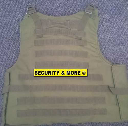 TACTICAL VEST WITH SPACE FOR BALLISTIC PLATES | ONE SIZE FITS ALL | BLACK/CAMMO/GREEN