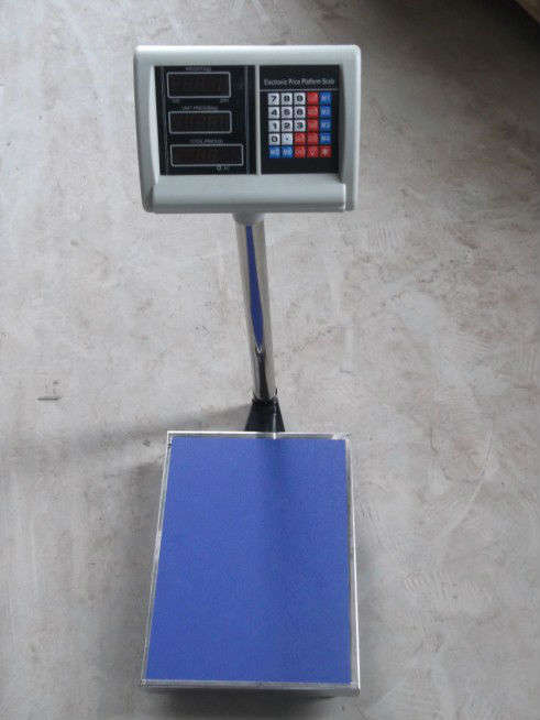100KG RECHARGEABLE PRICE COMPUTING PLATFORM SCALE- 300 X 400mm PLATFORM SIZE