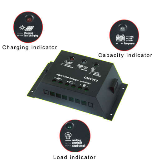 10A Solar Charge Controller With 5V 1A USB Port | 12V | PWM