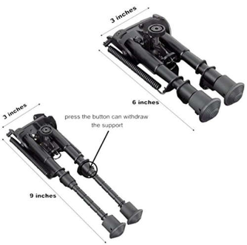 SPRING BIPOD FOR AIR RIFLE | FOLDING BIPOD
