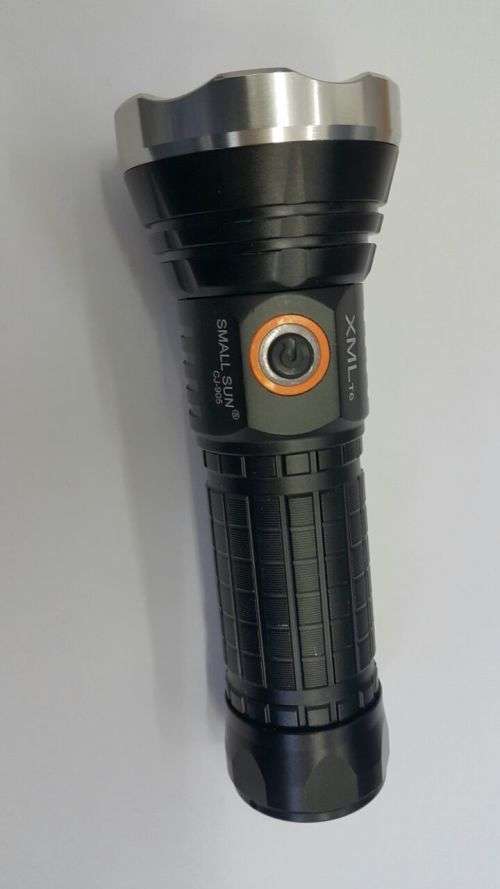 ULTRA BRIGHT SMALL SUN T6 LED ALLOY RECHARGEABLE TORCH