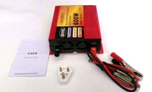 BRAND NEW 600W MODIFIED SINE WAVE INVERTER | 12V DC TO  220V AC  INVERTER | WITH USB PORT