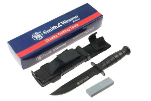 Smith & Wesson Search & Rescue Marine Combat Fixed Blade Knife CKSUR