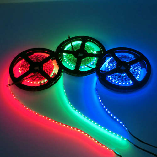 5M ROLL BLUE 12V LED STRIP LIGHTS | WITH POWER SUPPLY PLUG | 3528 LED