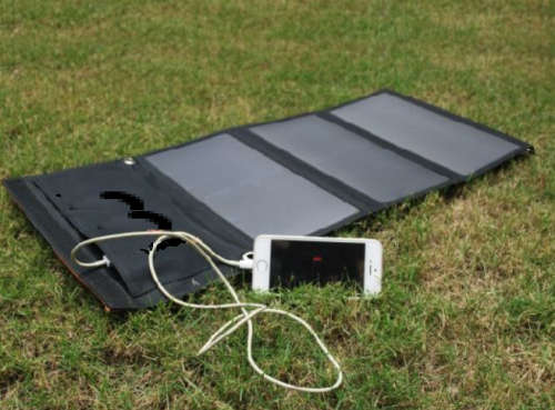 21W Dual USB Solar Charger for Android Smart Phones | Folding Solar Panel