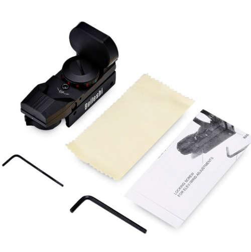 Beileshi 20mm (Picatinny) Rail Green/Red Dot Sight Hunting Tactical Holographic 1x22x33 Reflex Scope