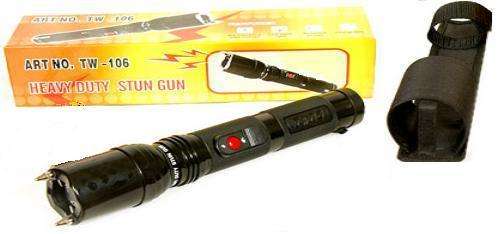 2.5 Million Volt Rechargeable Stungun and Built in Torch- Super Powerful !! | Stun Gun
